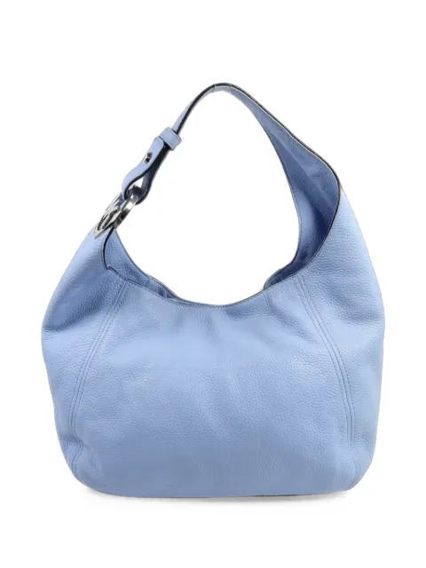 Michael Kors Vintage logo-buckle leather shoulder bag