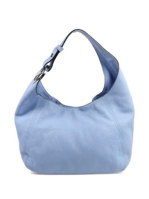 Michael Kors Vintage logo-buckle leather shoulder bag