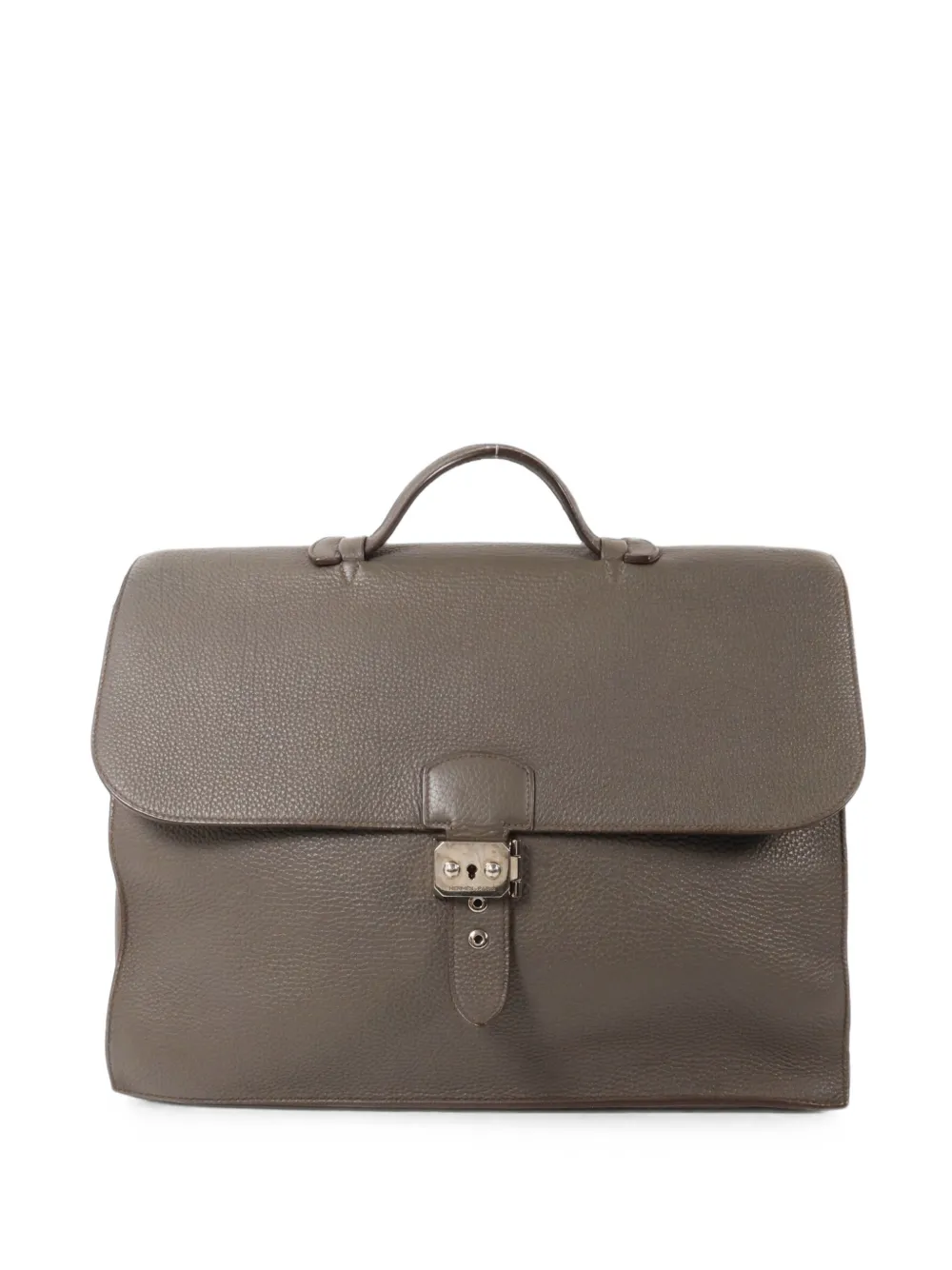 Hermès Pre-Owned 2011 38 Sac à Dépêches Togo briefcase - Marrone