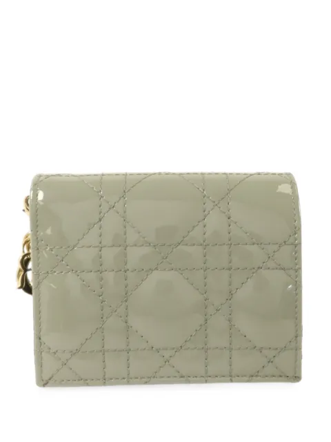 Christian Dior Pre-Owned Cannage Gardenia wallet