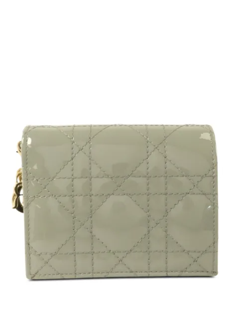Christian Dior Pre-Owned Cannage Gardenia wallet