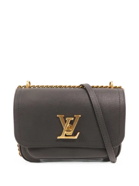 Louis Vuitton Pre-Owned Lock Me logo-plaque shoulder bag