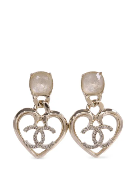 CHANEL Pre-Owned ハート ココマーク ピアス