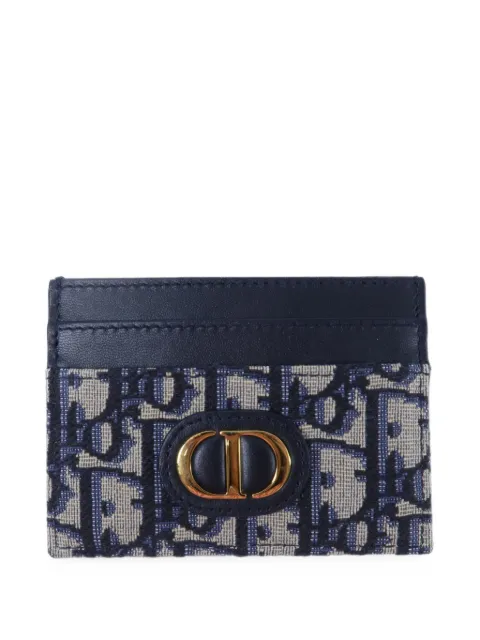 Christian Dior Pre-Owned 30 Oblique Montaigne Freedia card holder