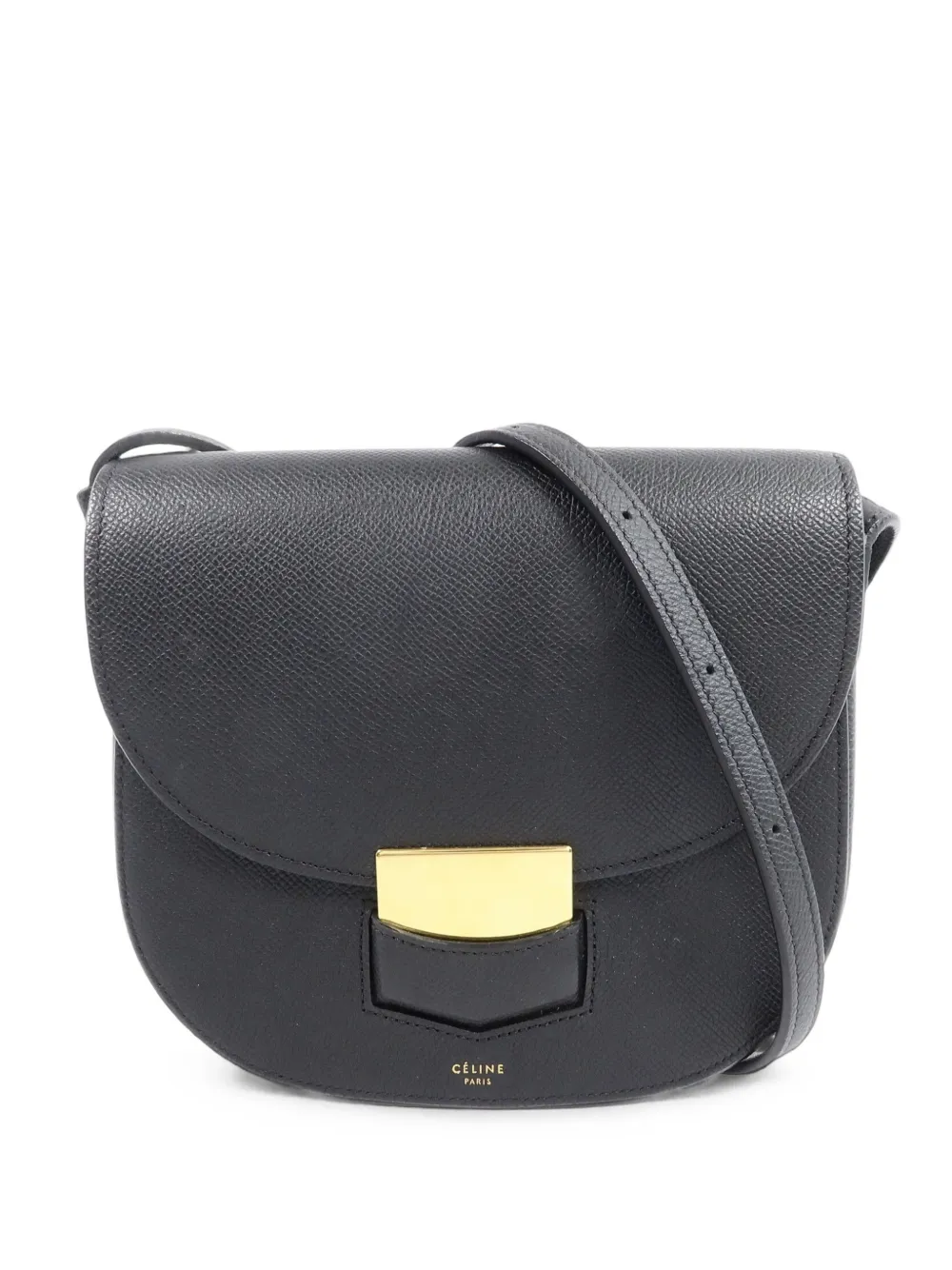 Celine Pre-Owned Trotteur leather shoulder bag - Nero