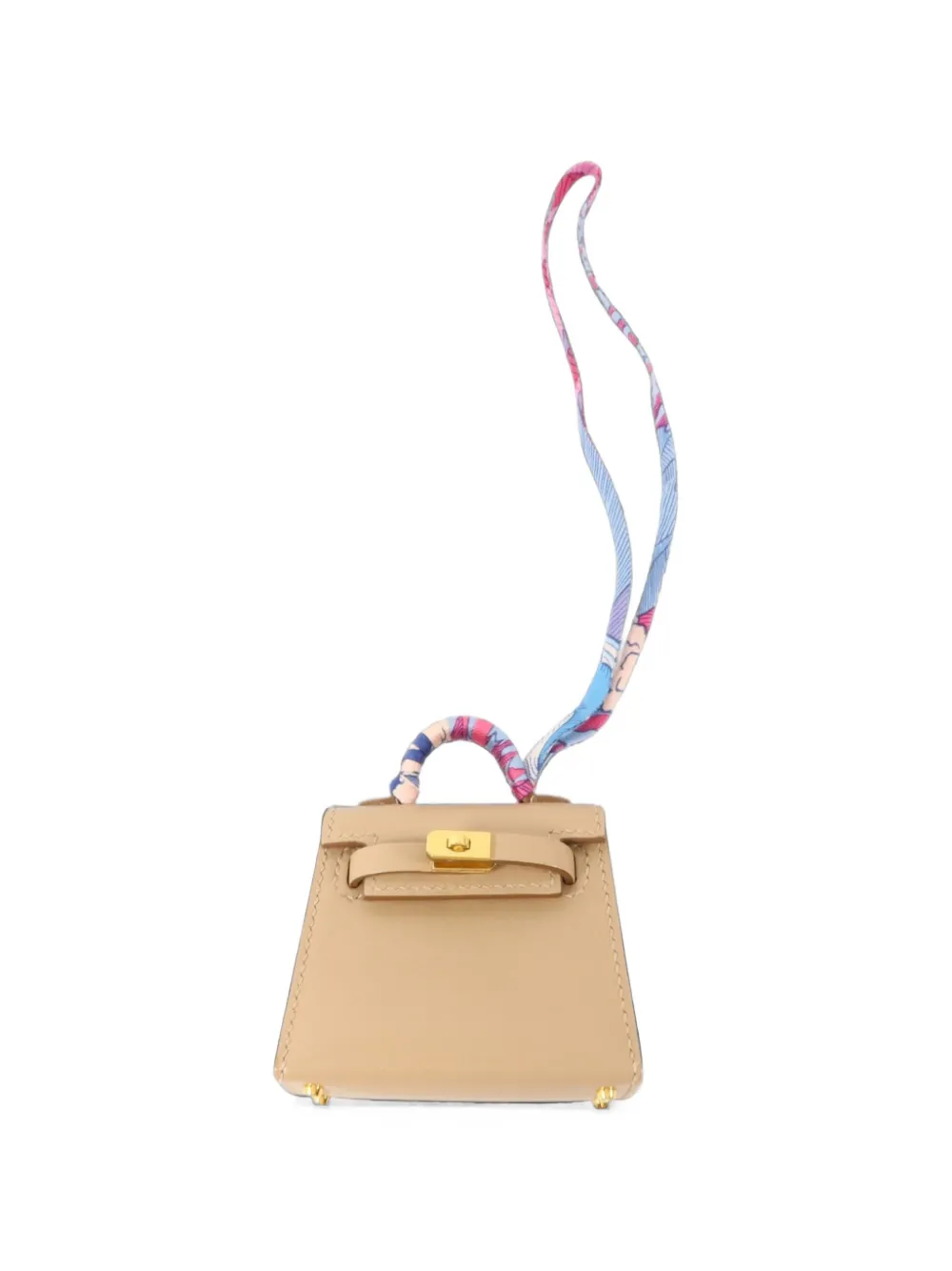 Hermès Pre-Owned 2021 Kelly Twilly bag-shape charm - Toni neutri