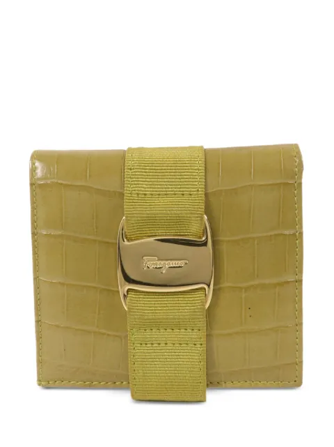 Ferragamo Pre-Owned portefeuille pliant à nœud Vara