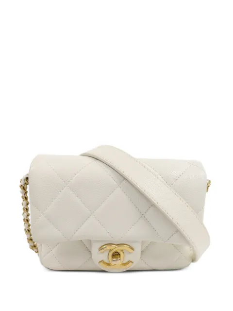 CHANEL Pre-Owned mini Coins Flap leather shoulder bag