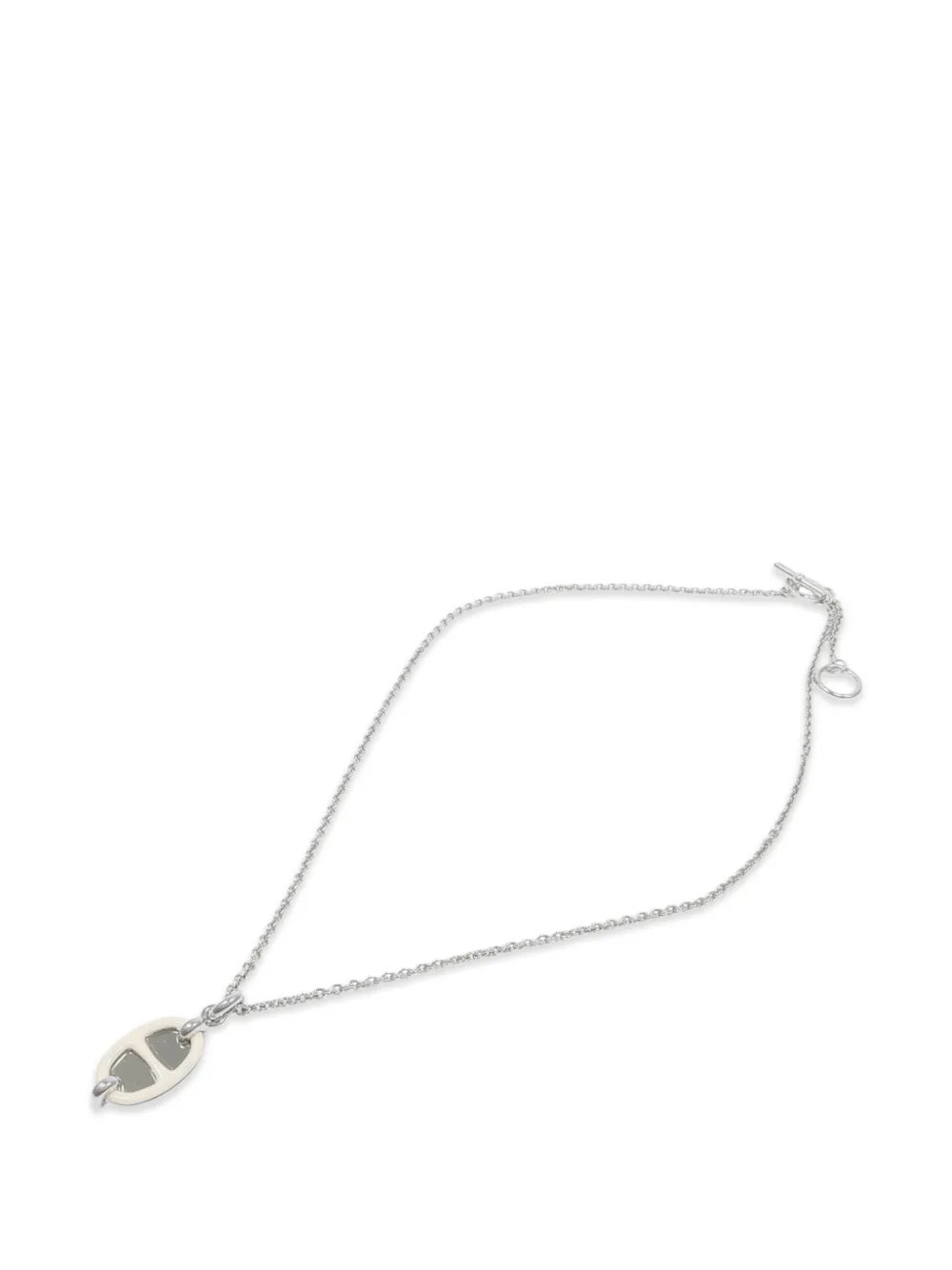 Hermès Pre-Owned Mini Maillon Halskette - Silber