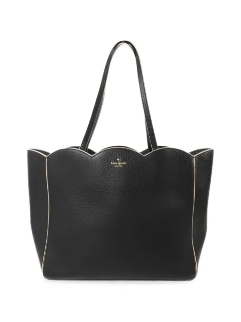 Kate Spade scalloped leather tote bag