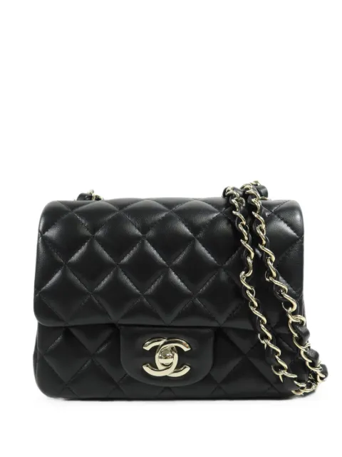 CHANEL Pre-Owned mini quilted CC turn-lock shoulder bag