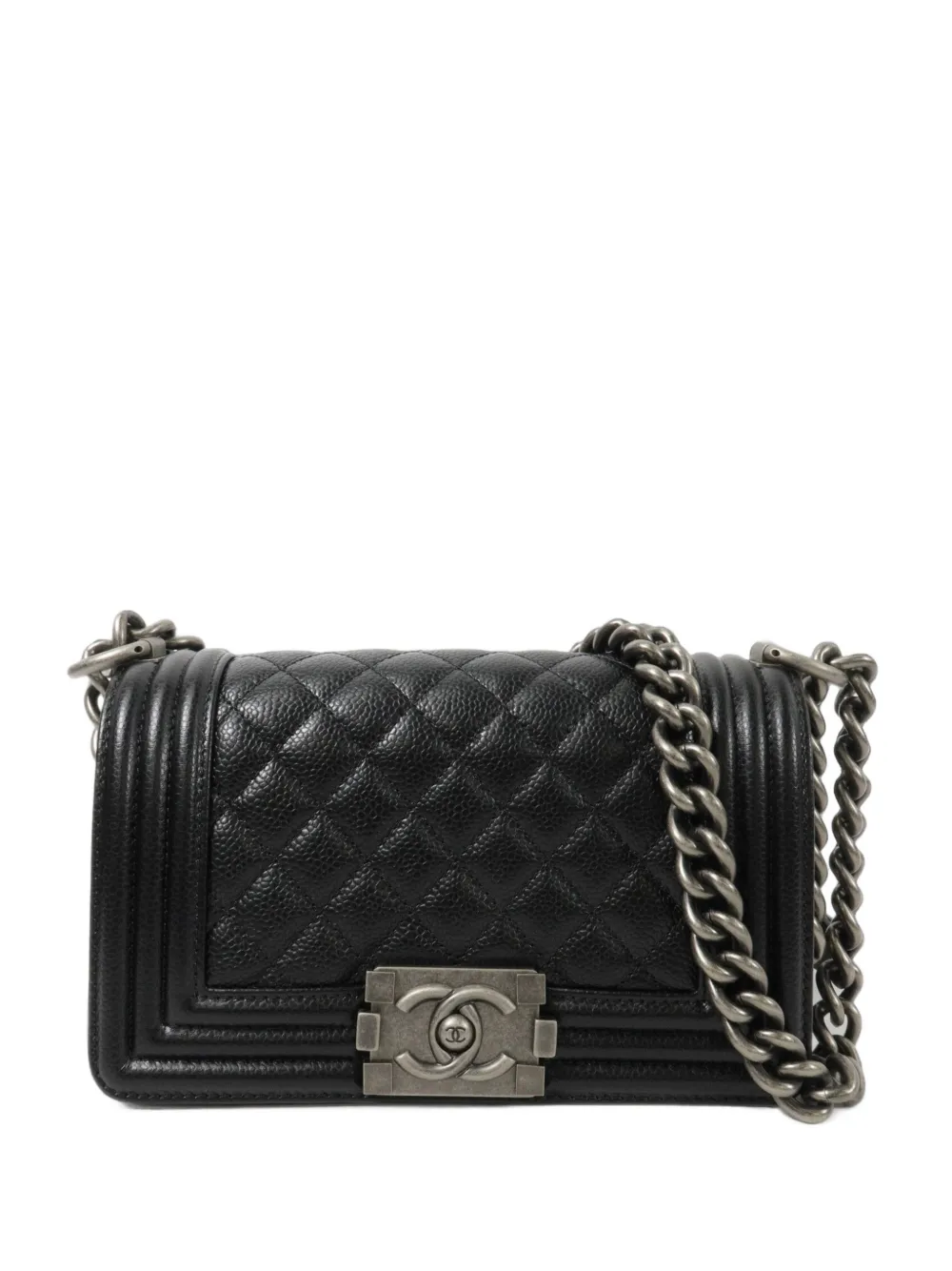 CHANEL Pre-Owned 20 Boy Chanel chain shoulder bag - Nero