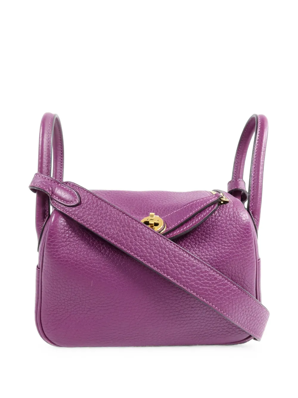 Hermès Pre-Owned mini Lindy shoulder bag - Viola