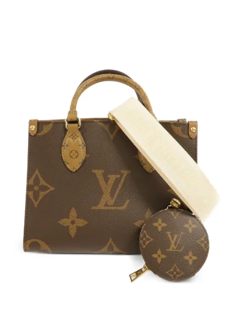 Louis Vuitton Pre-Owned 온더고 PM 모노그램 자이언트 토트 백