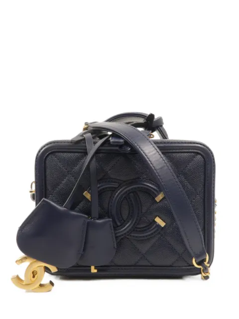 CHANEL Pre-Owned Filigree CC vanity case