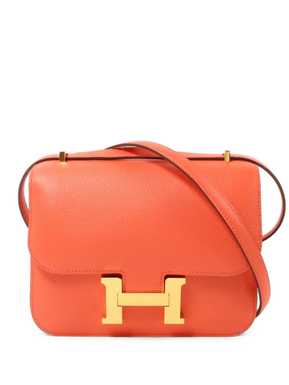 Hermès Pre-Owned 2016 mini Constance cross body bag - Arancione