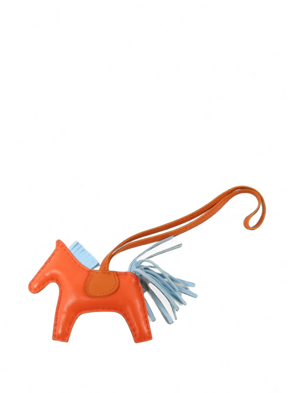 Hermès Pre-Owned PM Rodeo horse bag charm - Arancione