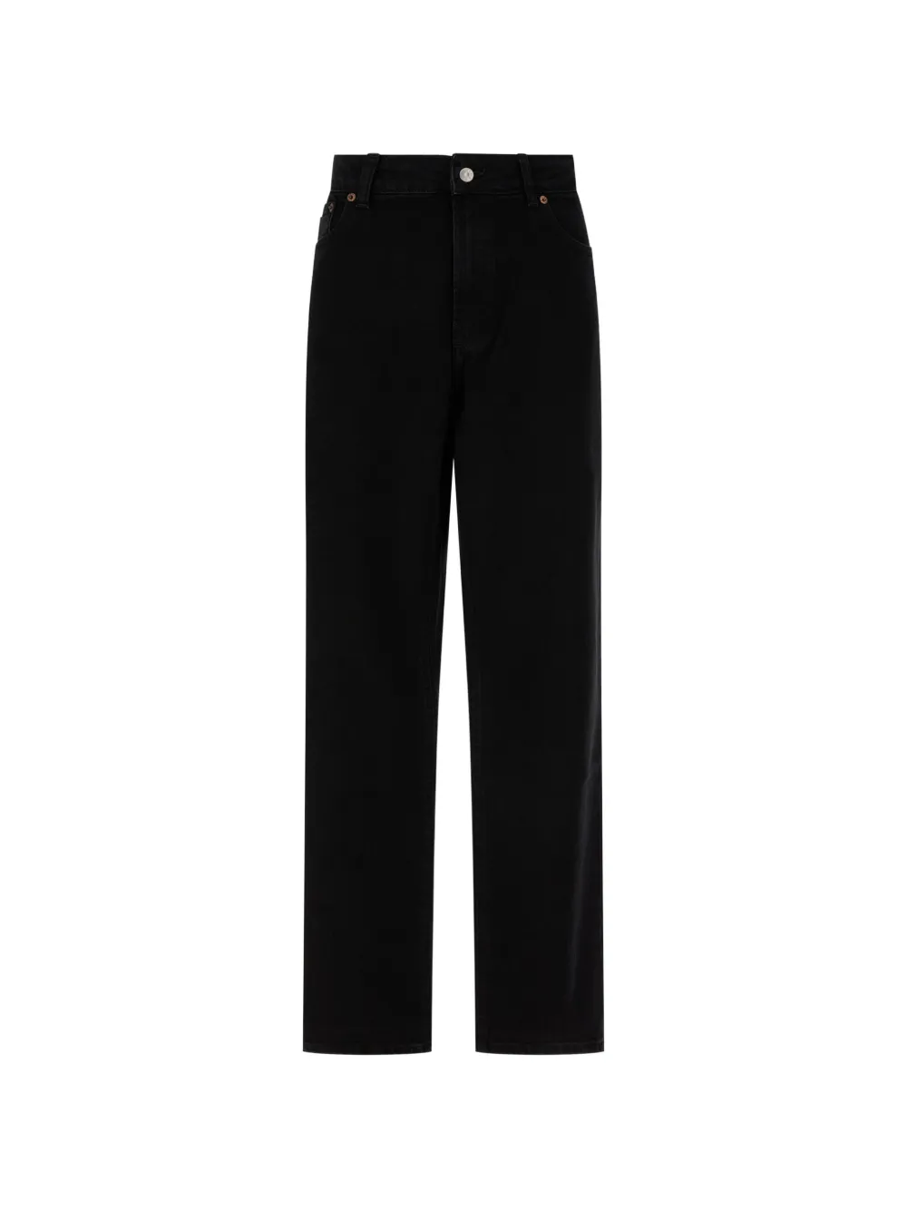 LOIS JEANS logo-patch jeans - Noir