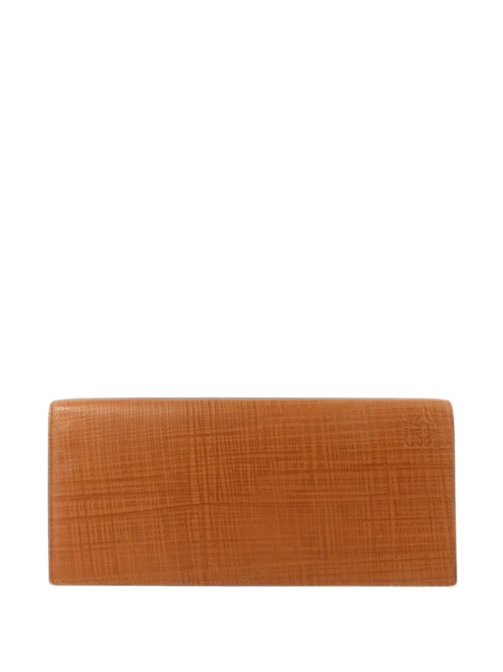 Loewe Pre-Owned bifold textured wallet - Marrone