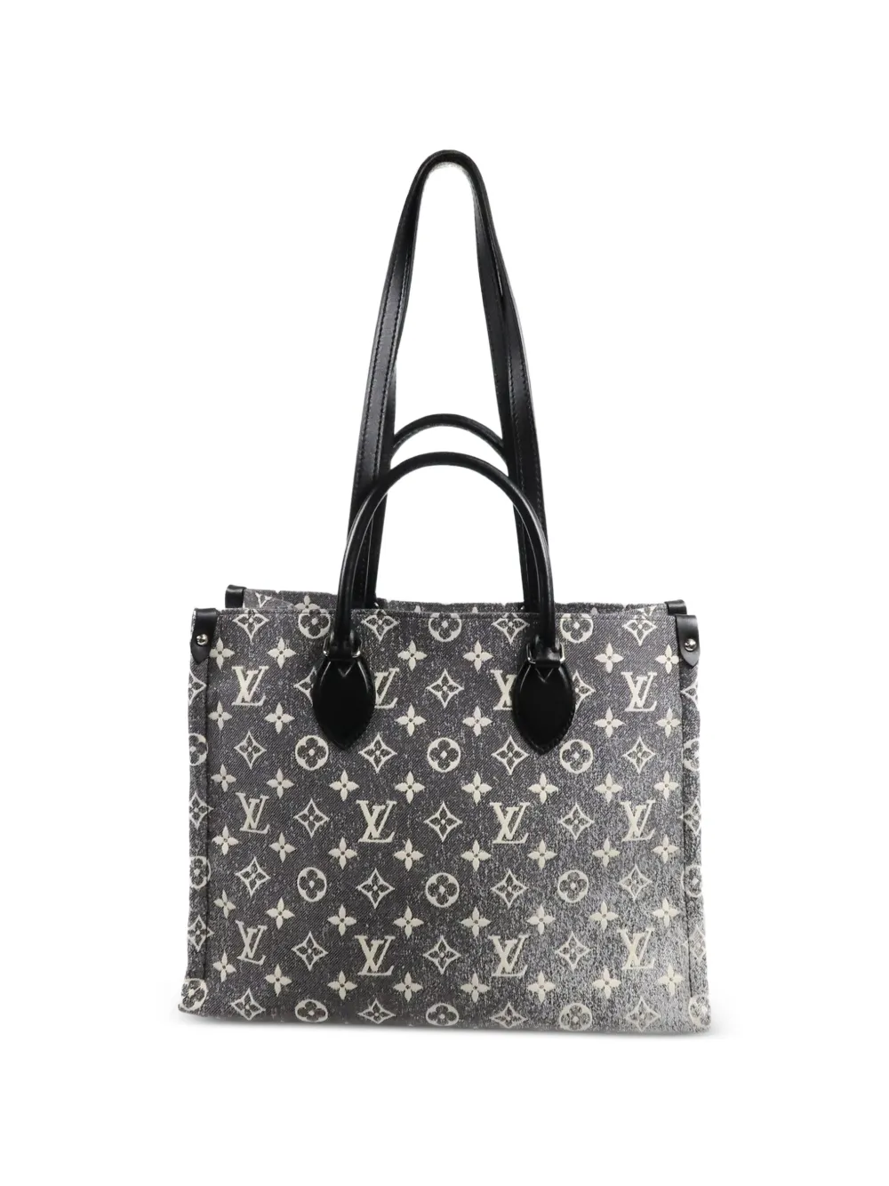Louis Vuitton Pre-Owned cabas On The Go Jaguar MM en jean - Gris