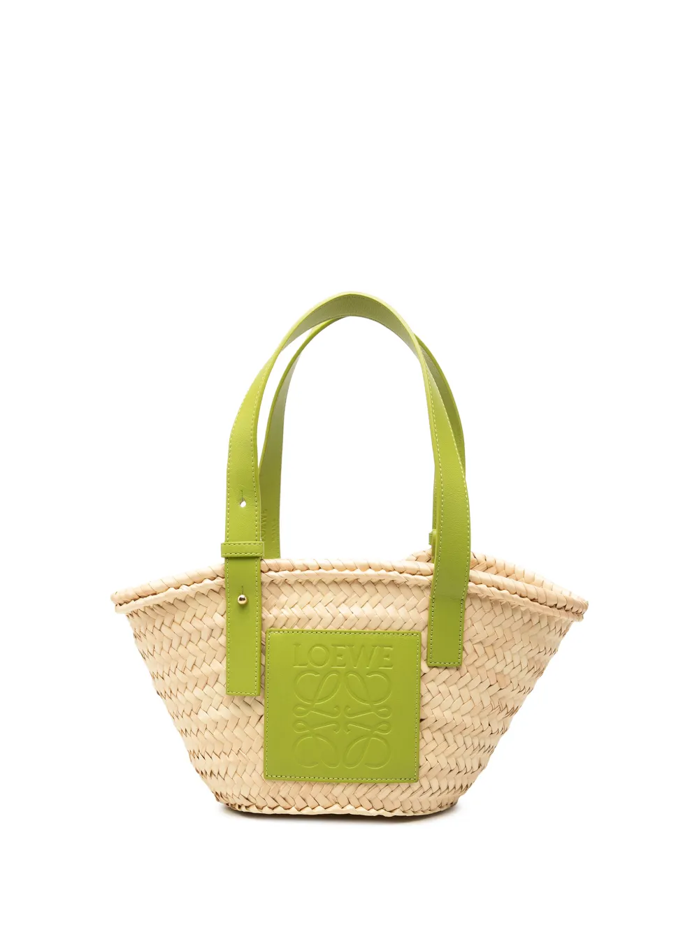 Loewe Pre-Owned 2023 Small Raffia Anagram Basket Bag tote bag - Toni neutri