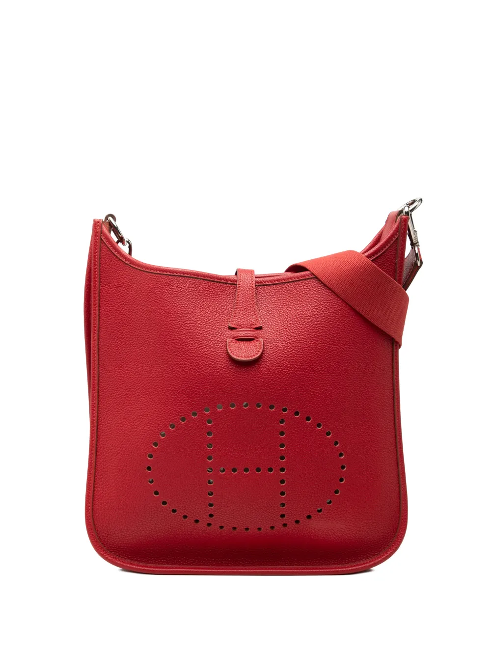 Hermès Pre-Owned 2002 Clemence Evelyne I PM crossbody bag - Rosso