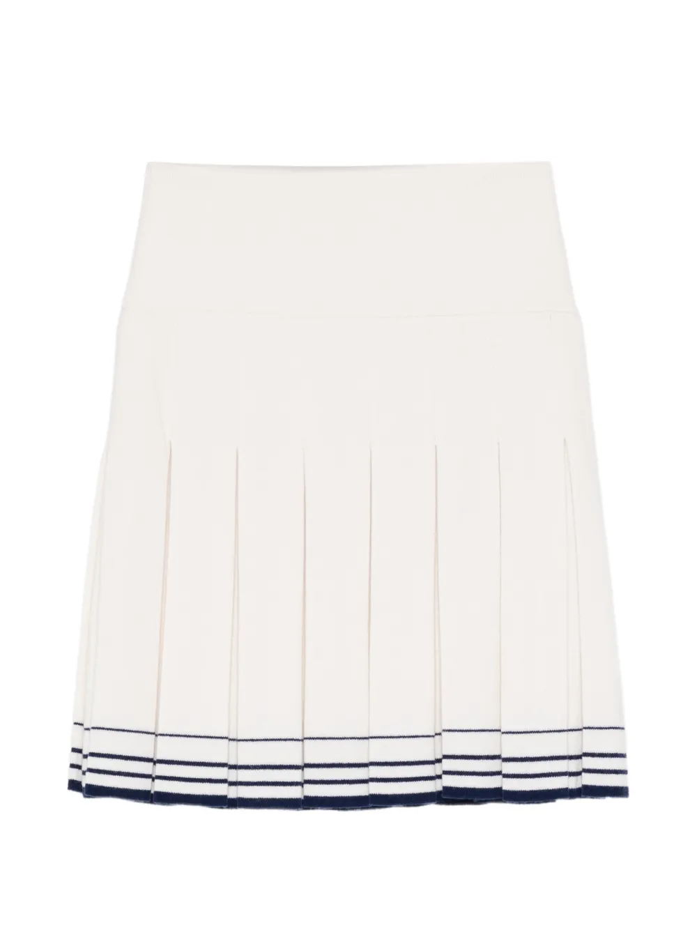 SHUSHU/TONG pleated kint skirt