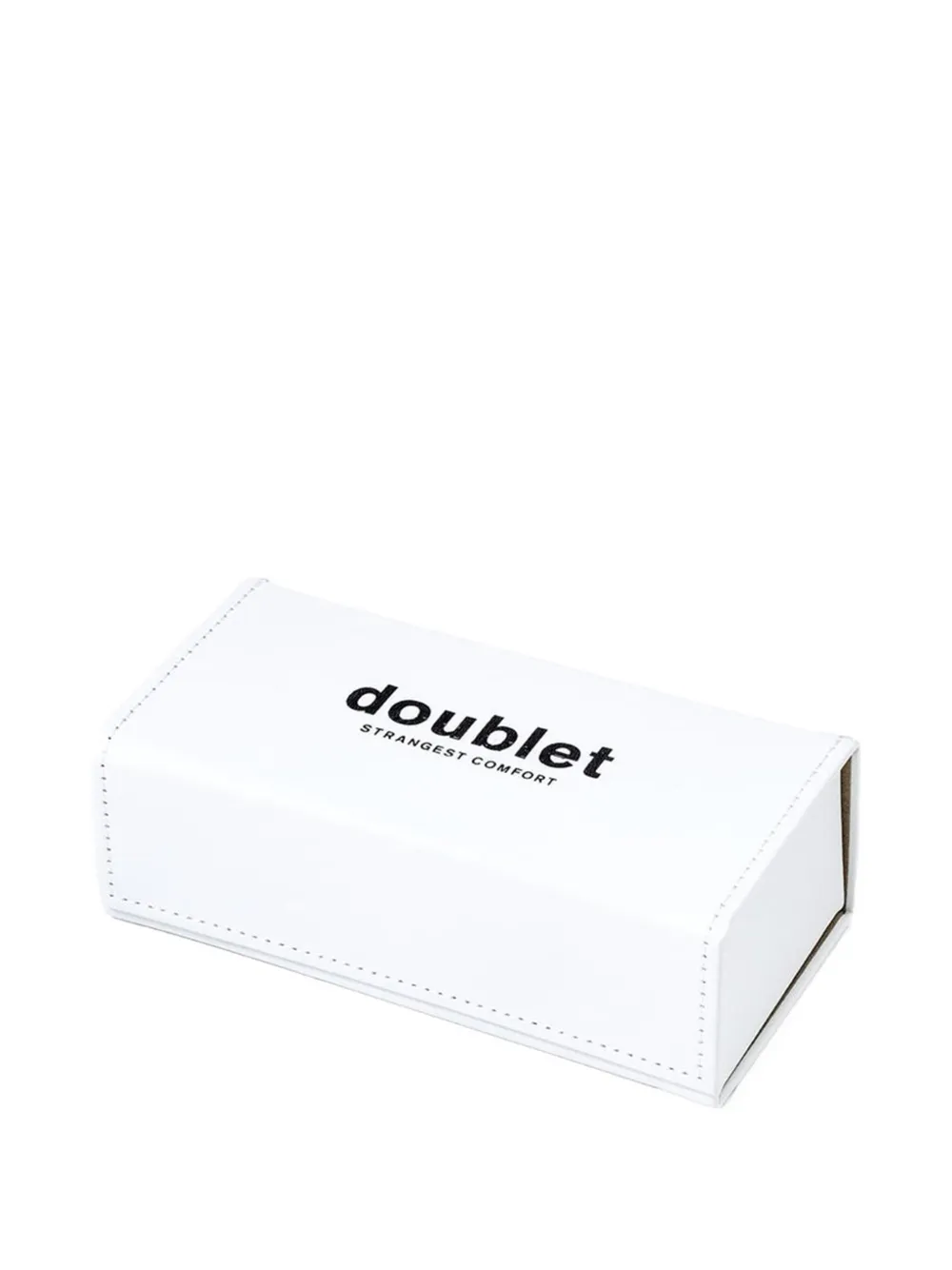 Doublet Zonnebril met vierkant montuur en bedeldetail Zwart