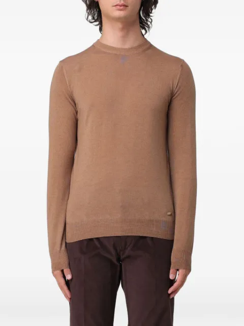 BROOKSFIELD logo-plaque wool sweater