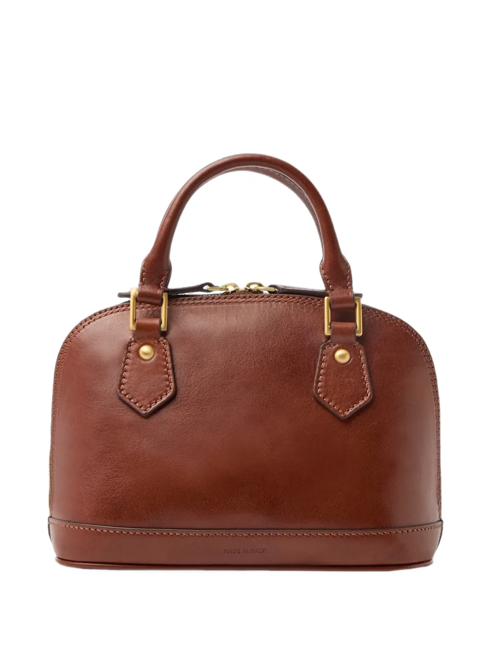 The Bridge Shopper met logoplakkaat Bruin