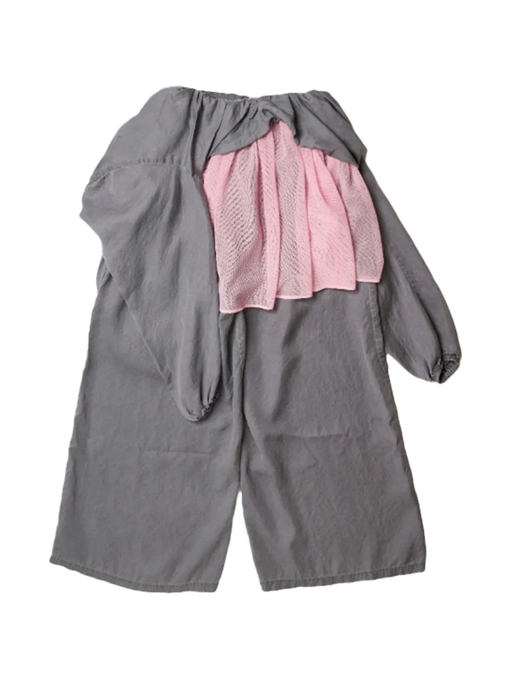 Doublet Hippo pantalon met wijde pijpen Grijs