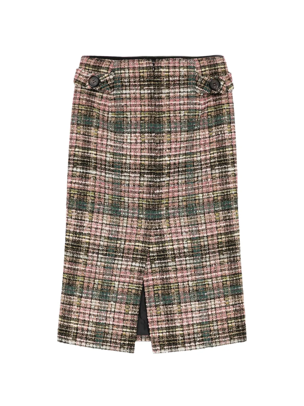 SHUSHU TONG bow trimmed straight skirt Rood