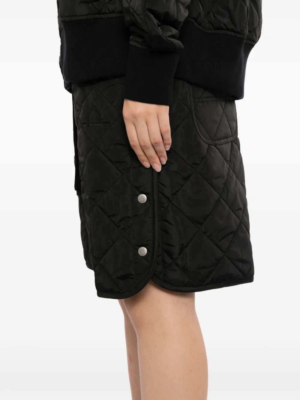 Dover Street Market x Kei Ninomiya gewatteerde shorts met trekkoord Zwart