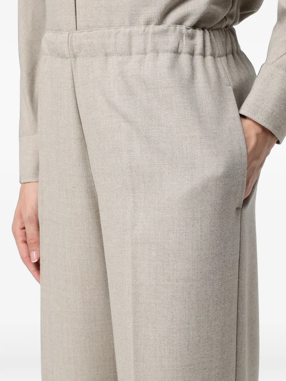 Fabiana Filippi Geplooide broek Beige