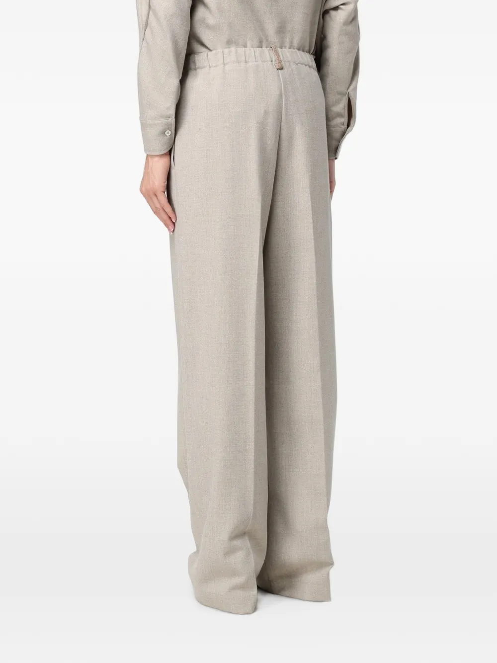 Fabiana Filippi Geplooide broek Beige
