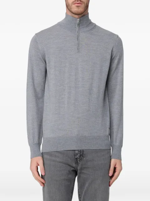 BROOKSFIELD half-zip long-sleeve sweater