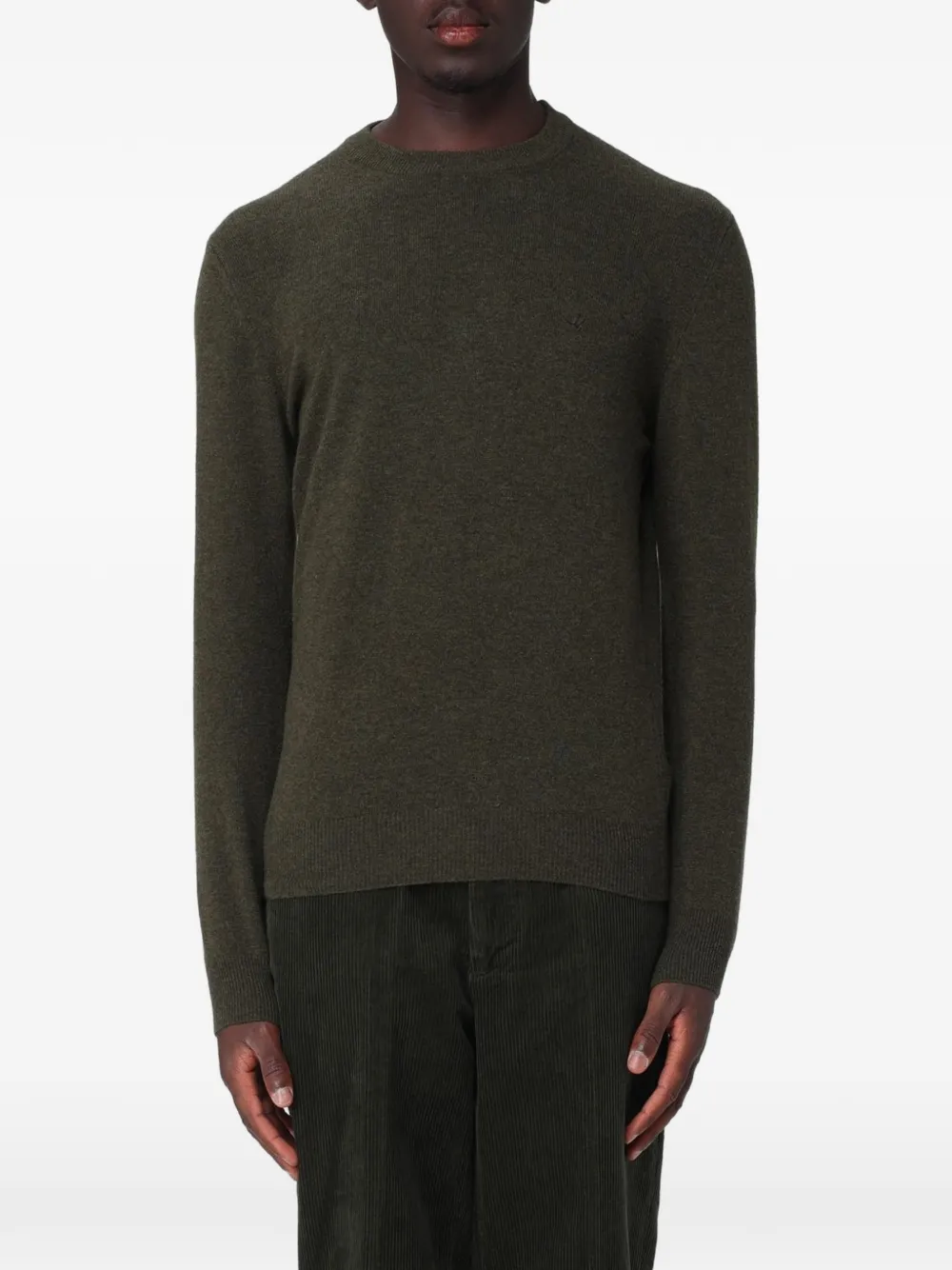 BROOKSFIELD crew-neck wool sweater