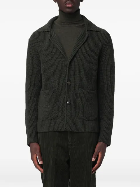 BROOKSFIELD ribbed-knit wool cardigan