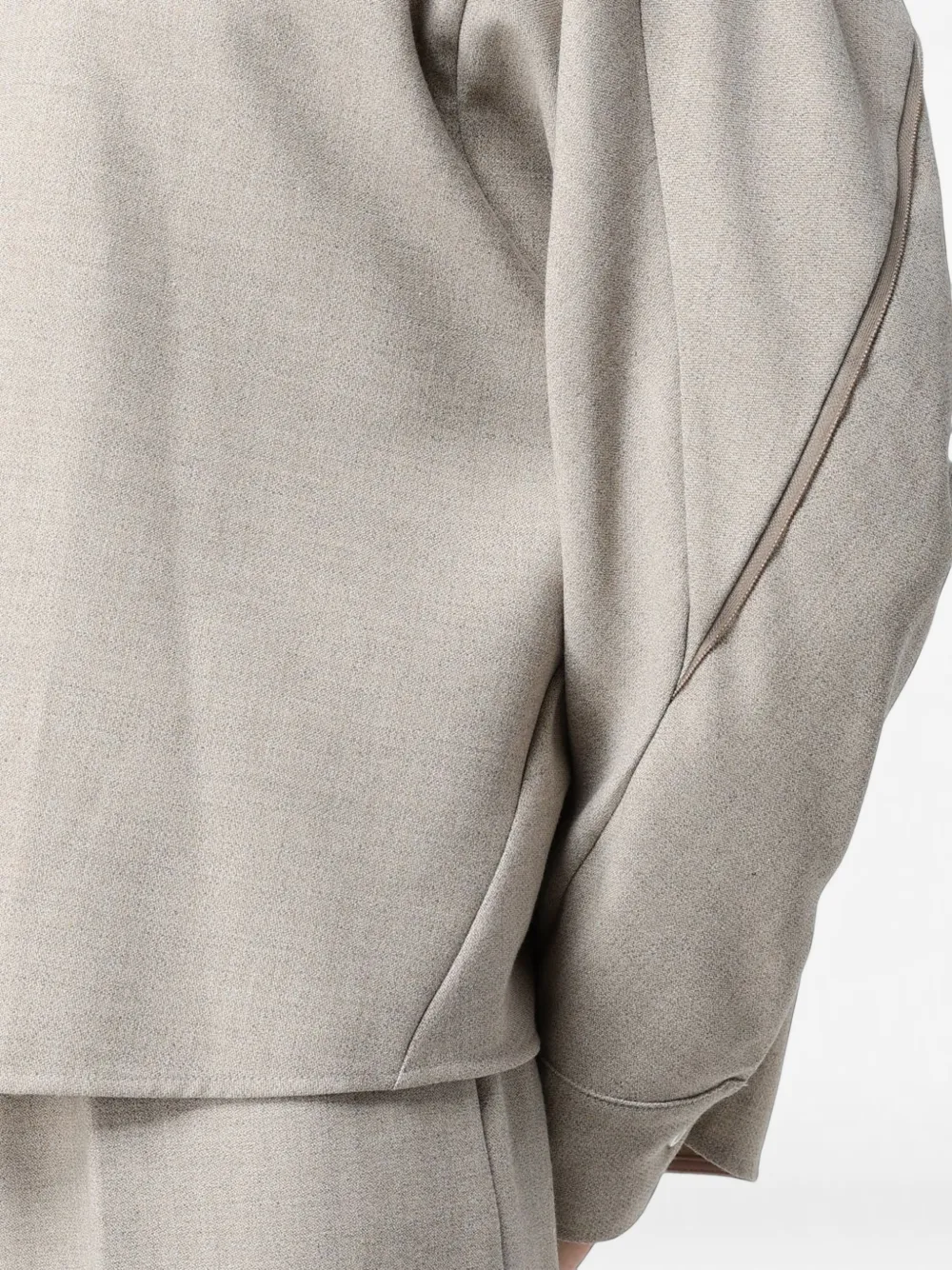 Fabiana Filippi concealed-button shirt Beige