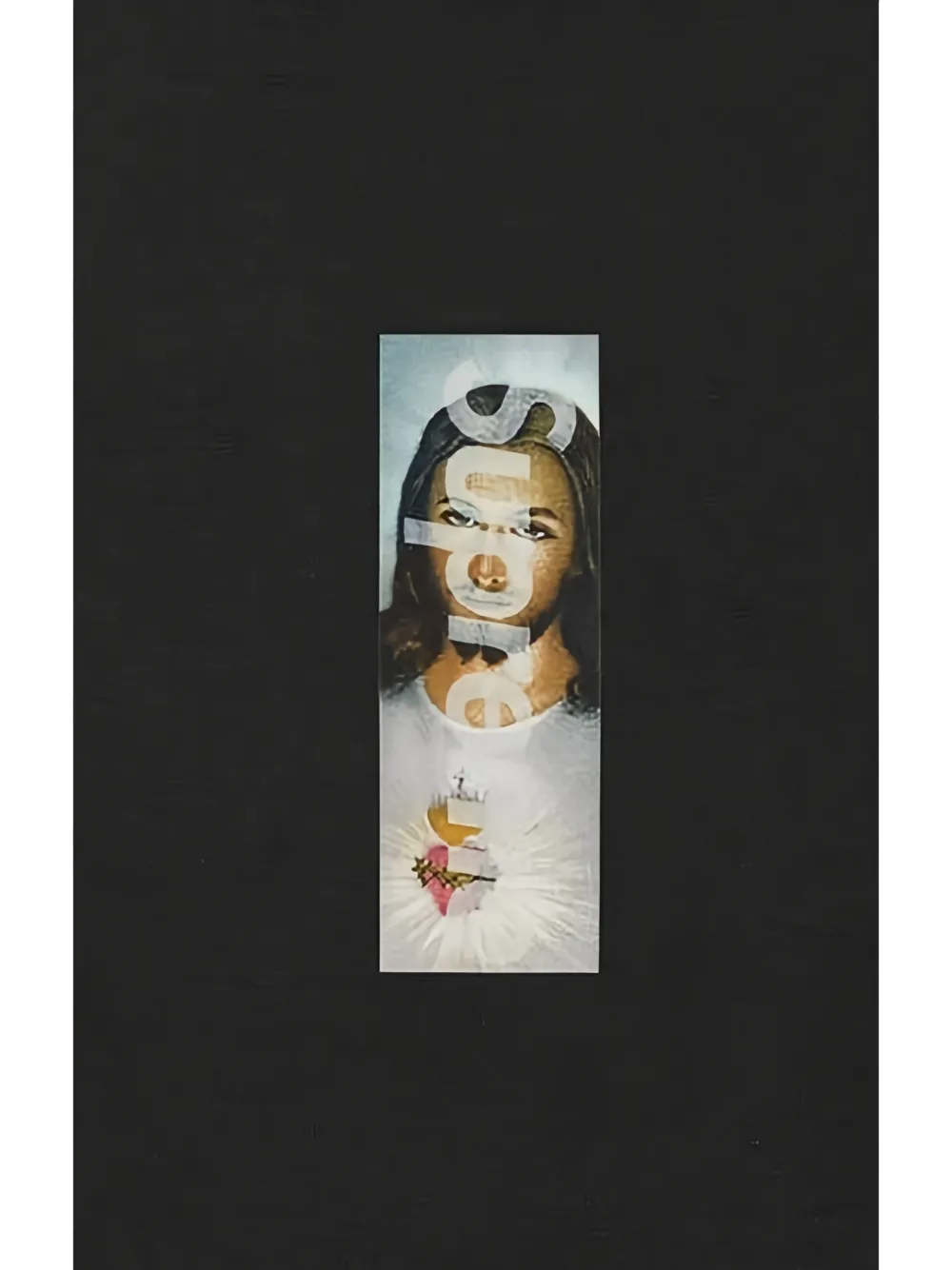 Supreme Prayer Card Box T-shirt met logo Zwart