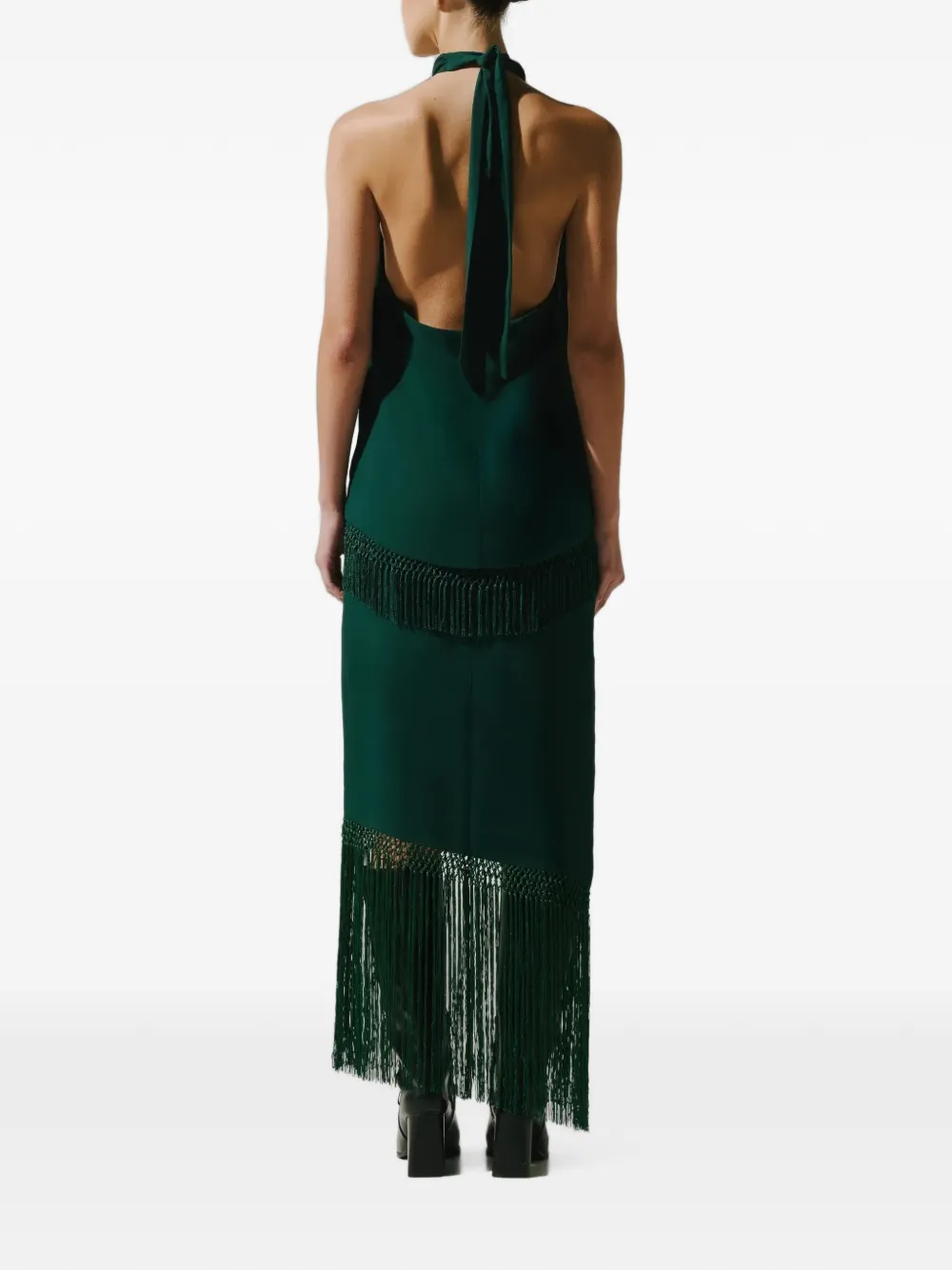 Baobab Austin blouse met franje Groen