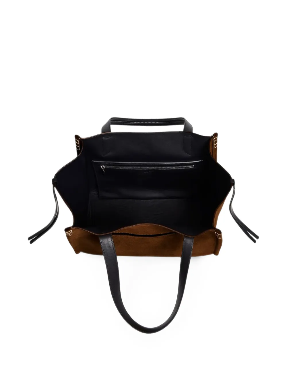JW Anderson Suède shopper met contrasterende afwerking Bruin