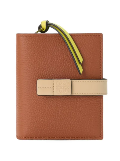 LOEWE Compact zip wallet in soft grained calfskin