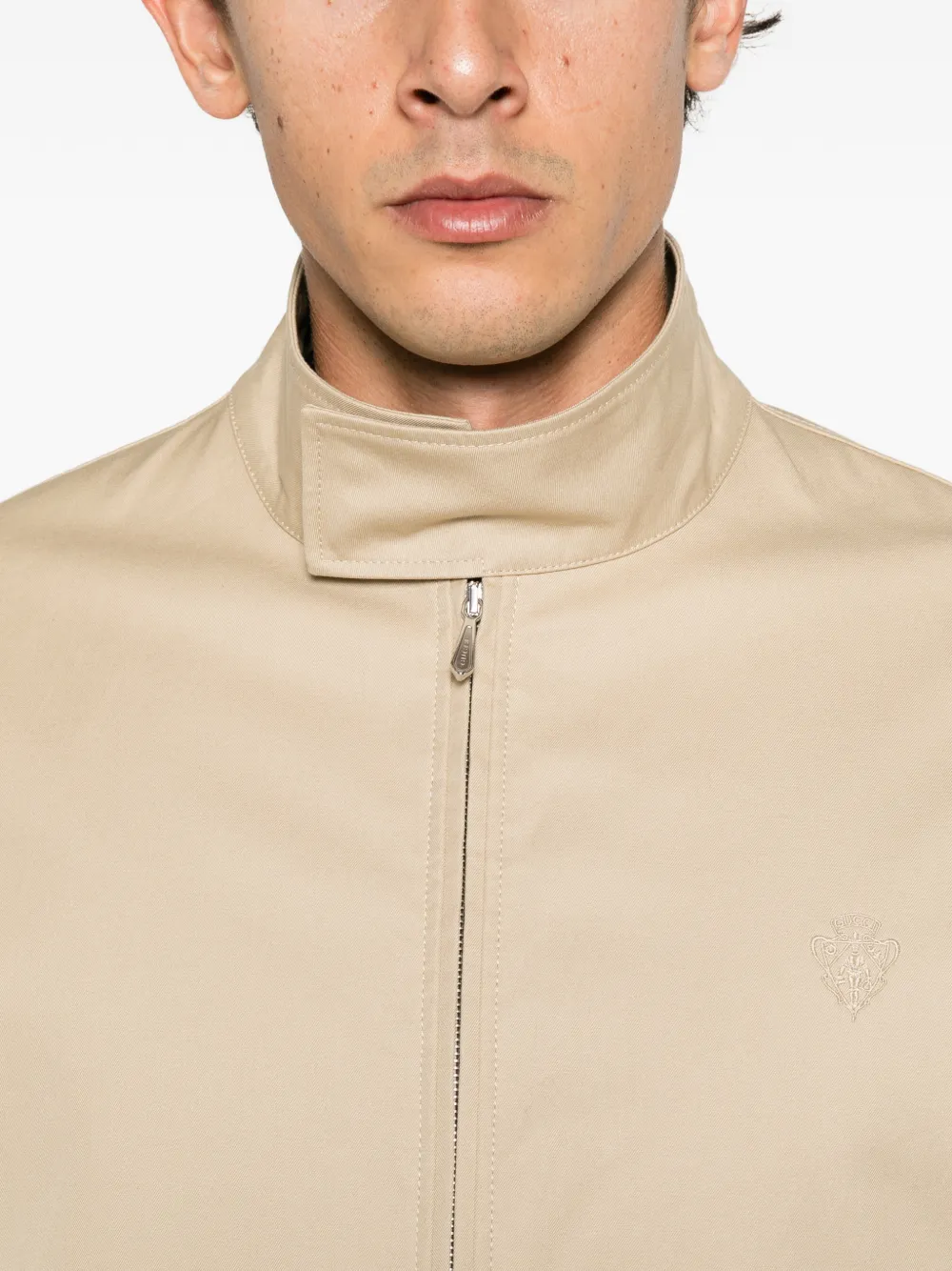 Gucci Web-streep jack van katoenen twill Beige