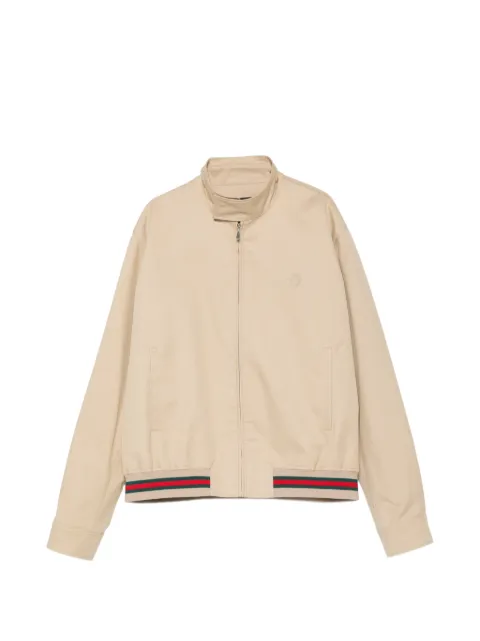 Gucci Web-stripe cotton-twill jacket