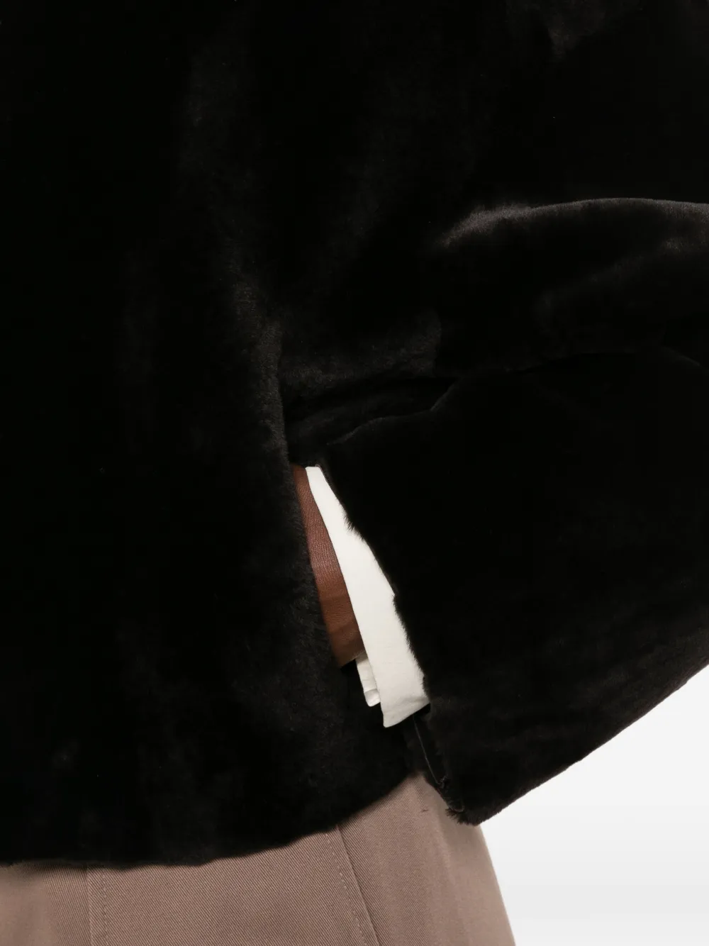 Arma Lammy coat Zwart