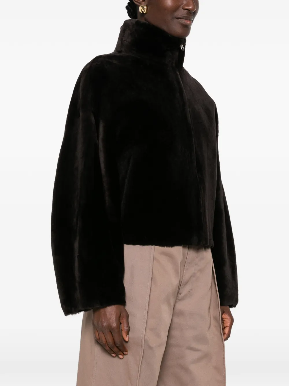 Arma Lammy coat Zwart