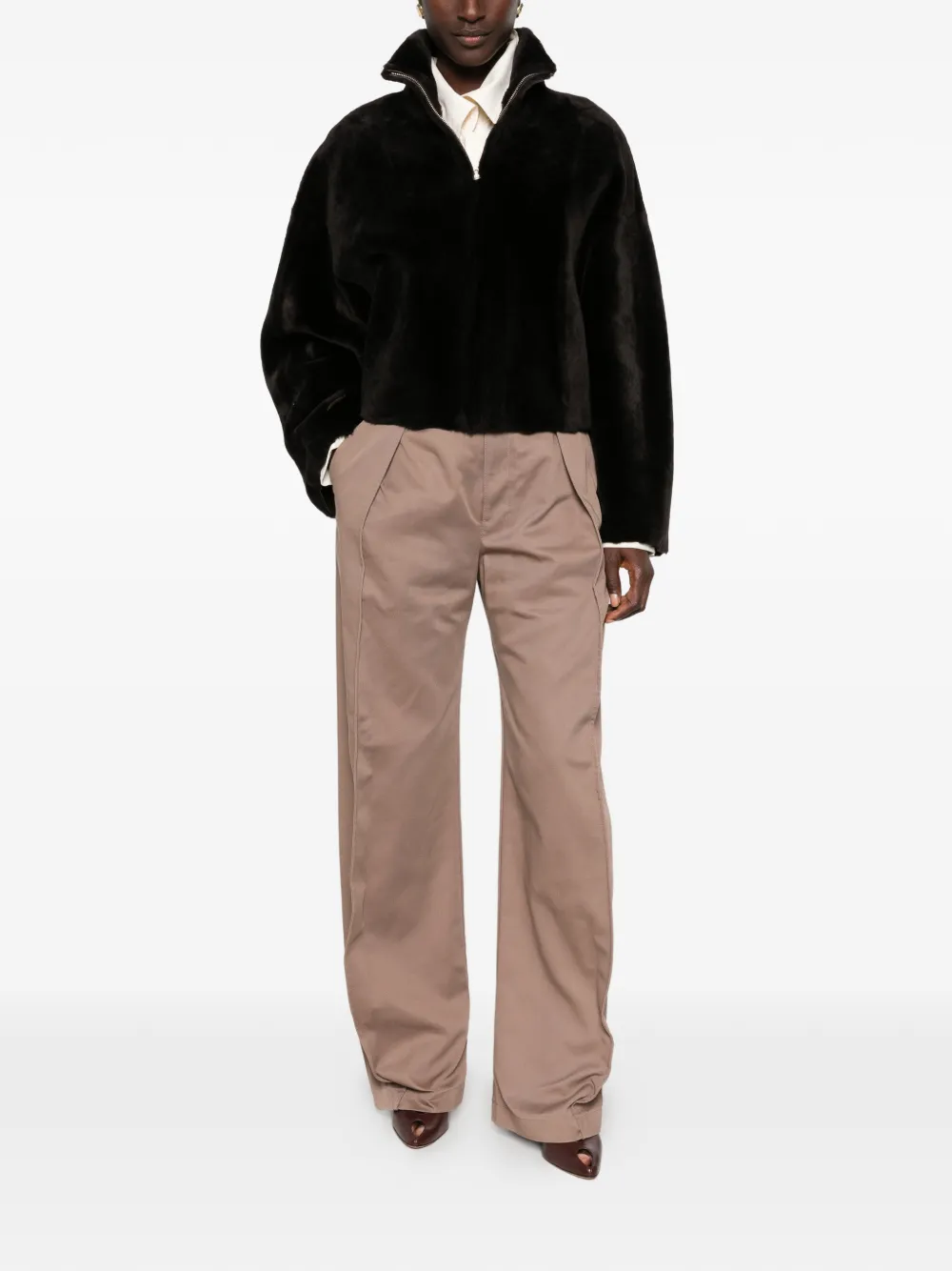 Arma Lammy coat Zwart