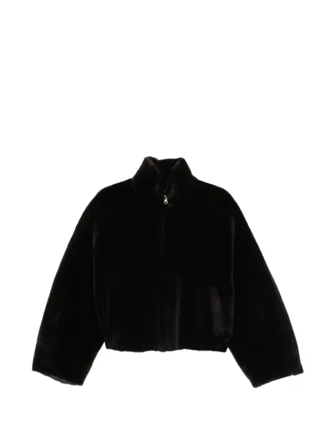 Arma high-neck shearling coat