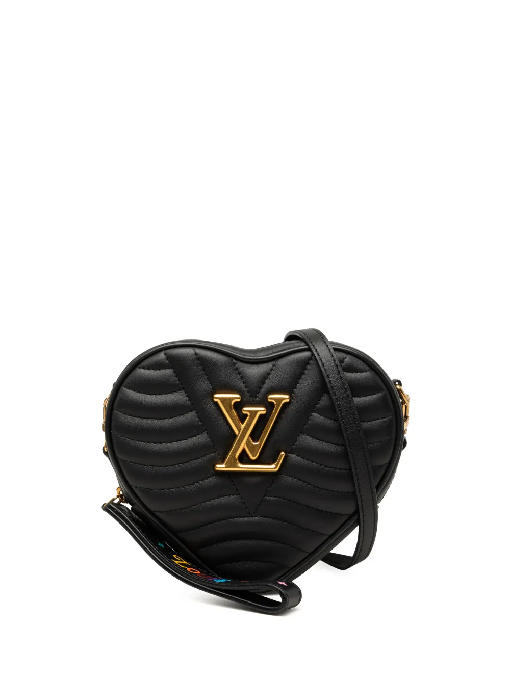 Louis Vuitton Pre-Owned 2018 New Wave Heart Umhängetasche aus Leder - Schwarz